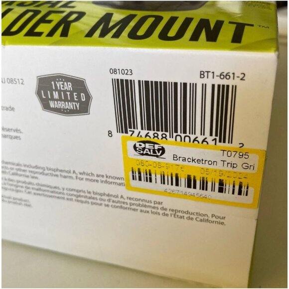 Bracketron Black Trip Grip Cup Holder Mount Adjustable For Cars - Picture 5 of 10